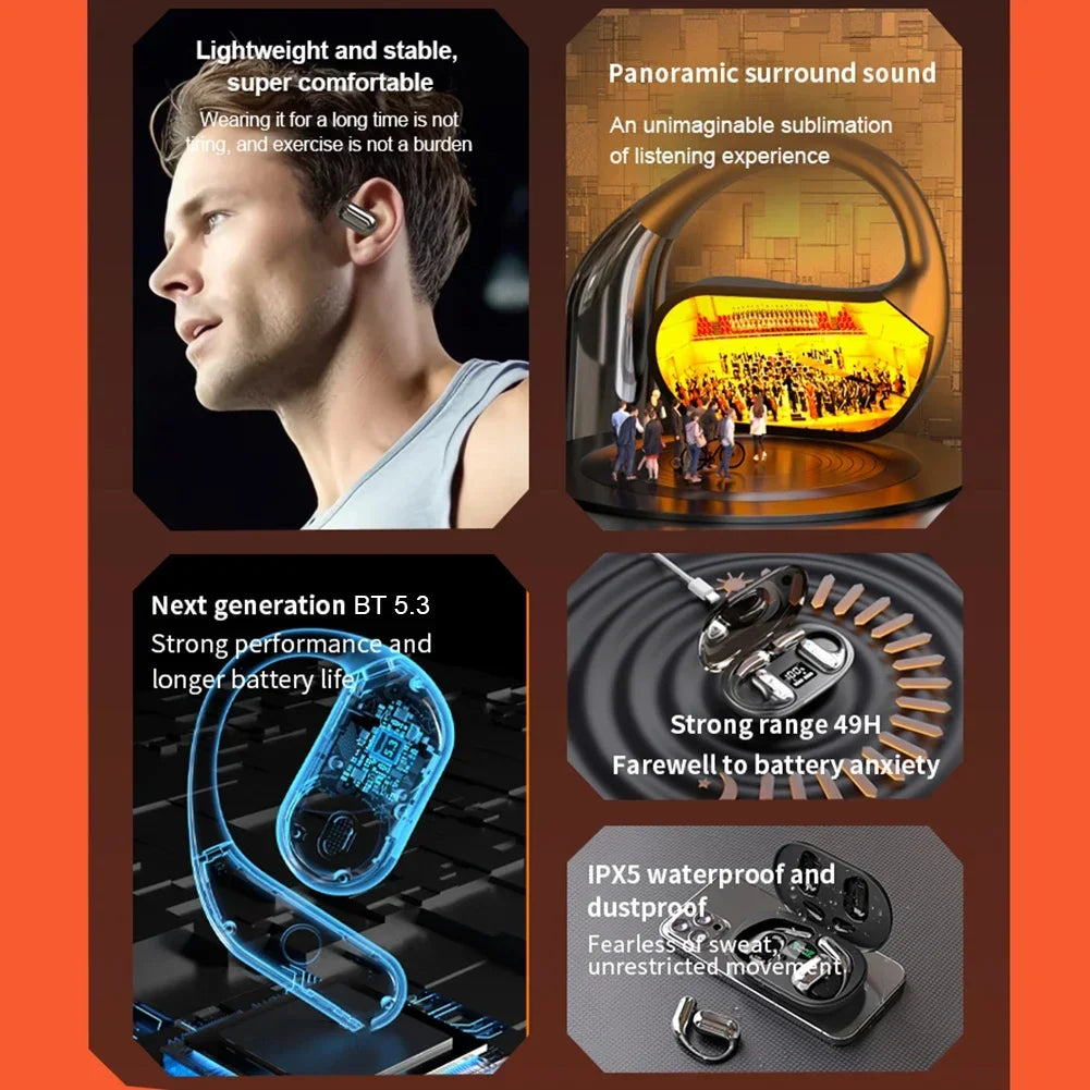 Wireless Bluetooth Translation Headphones 140 Languages Instant Translator Earbuds Headphones Smart Voice Real Time for Travel
