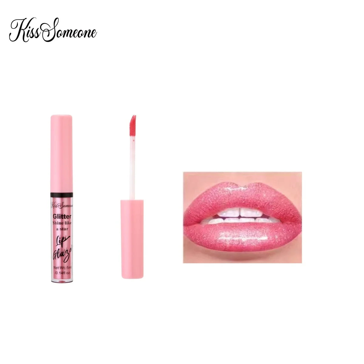 6 sets with shimmering mirror pearl explosion lip gloss lip gloss, lip oil, lip glaze, water gloss, pouting lips, moisturiz