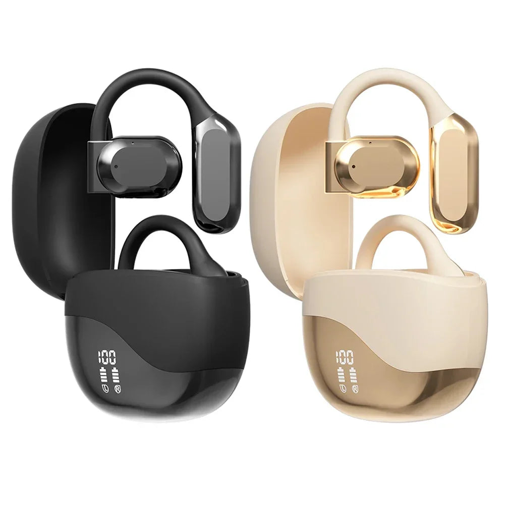 AI Translator Earbuds Bluetooth Real Time translators headphones Two-Way instant voice Translator Ear Hook for Business Travel