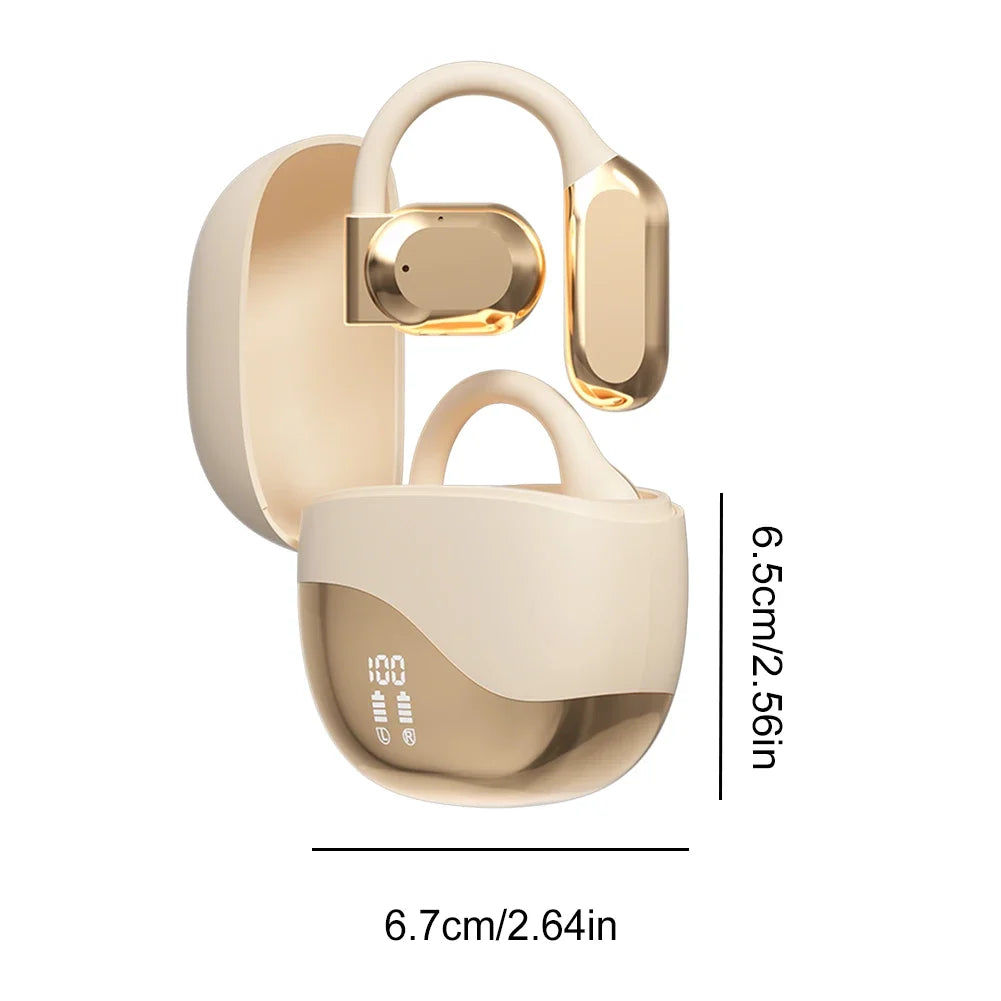 AI Translator Earbuds Bluetooth Real Time translators headphones Two-Way instant voice Translator Ear Hook for Business Travel