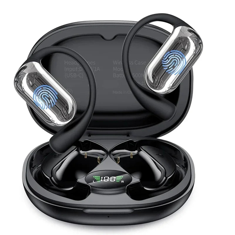 UYUXIO Real Time AI Language Translation Earbuds OWS Translator Headphone with 144 Languages Earphone Ear Buds for Business